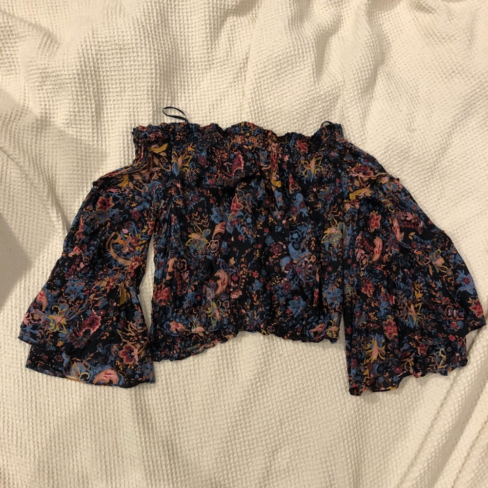 Free People Off the Shoulder Top